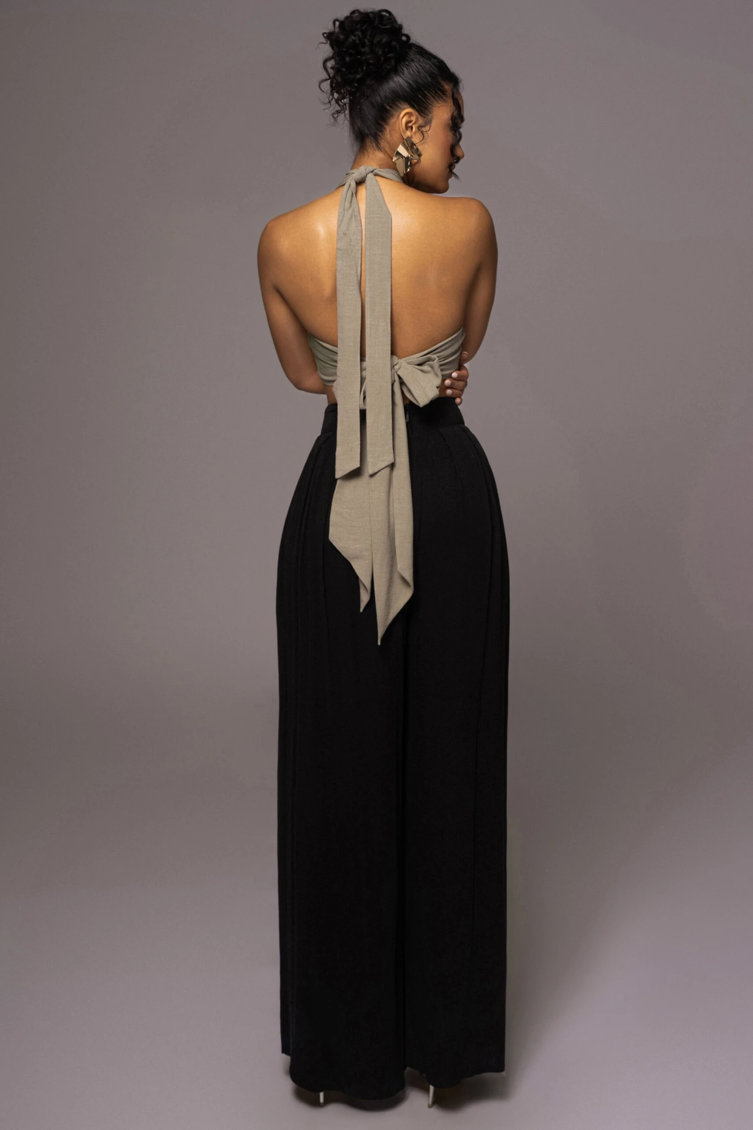 Light Olive No Promises Halter Top 11 Light Olive No Promises Halter Top - Image 11