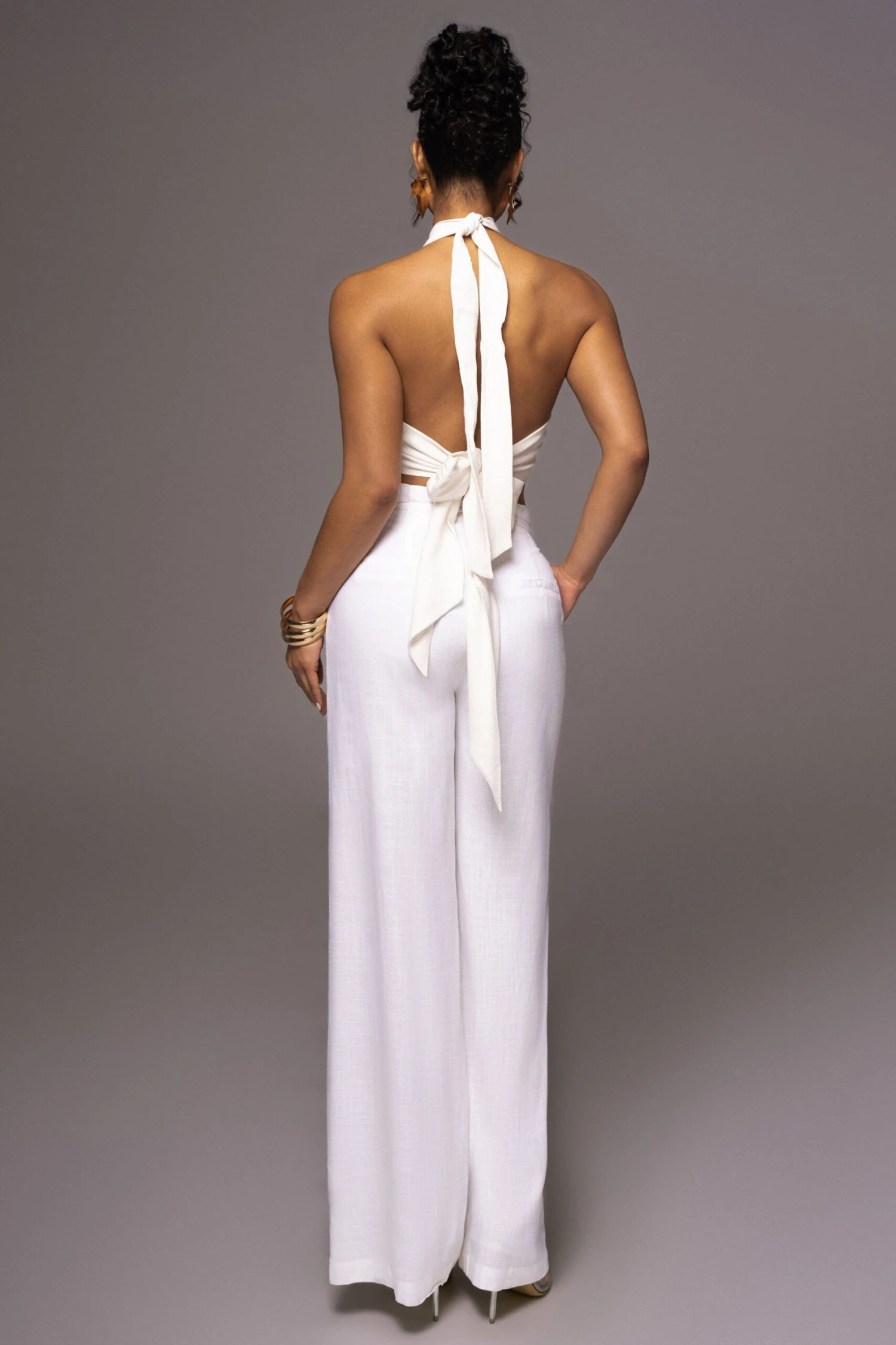 Ivory No Promises Halter Top 8 Ivory No Promises Halter Top - Image 8