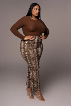 Snakeskin Halow Ruched Skirt -Trendify Store PRODUCT NOV162021 PLUSSIZE 130 1658d92c 4fc6 42ef 920b d3ee624b077e