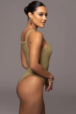 Olive Akito Ribbed Bodysuit -Trendify Store PRODUCT NOV172022 128