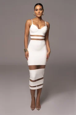 Ivory Alysiha Midi Dress -Trendify Store PRODUCT NOV172022 26