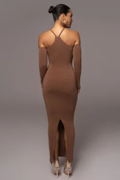 Pecan Soledad Cross Maxi Dress -Trendify Store PRODUCT NOV172022 72