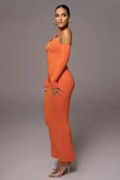 Orange Soledad Cross Maxi Dress -Trendify Store PRODUCT NOV172022 84