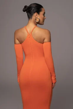 Orange Soledad Cross Maxi Dress -Trendify Store PRODUCT NOV172022 85