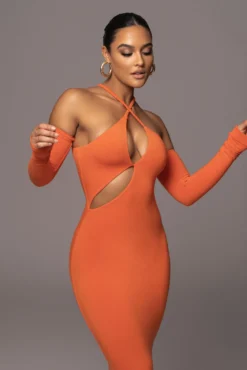 Orange Soledad Cross Maxi Dress -Trendify Store PRODUCT NOV172022 88