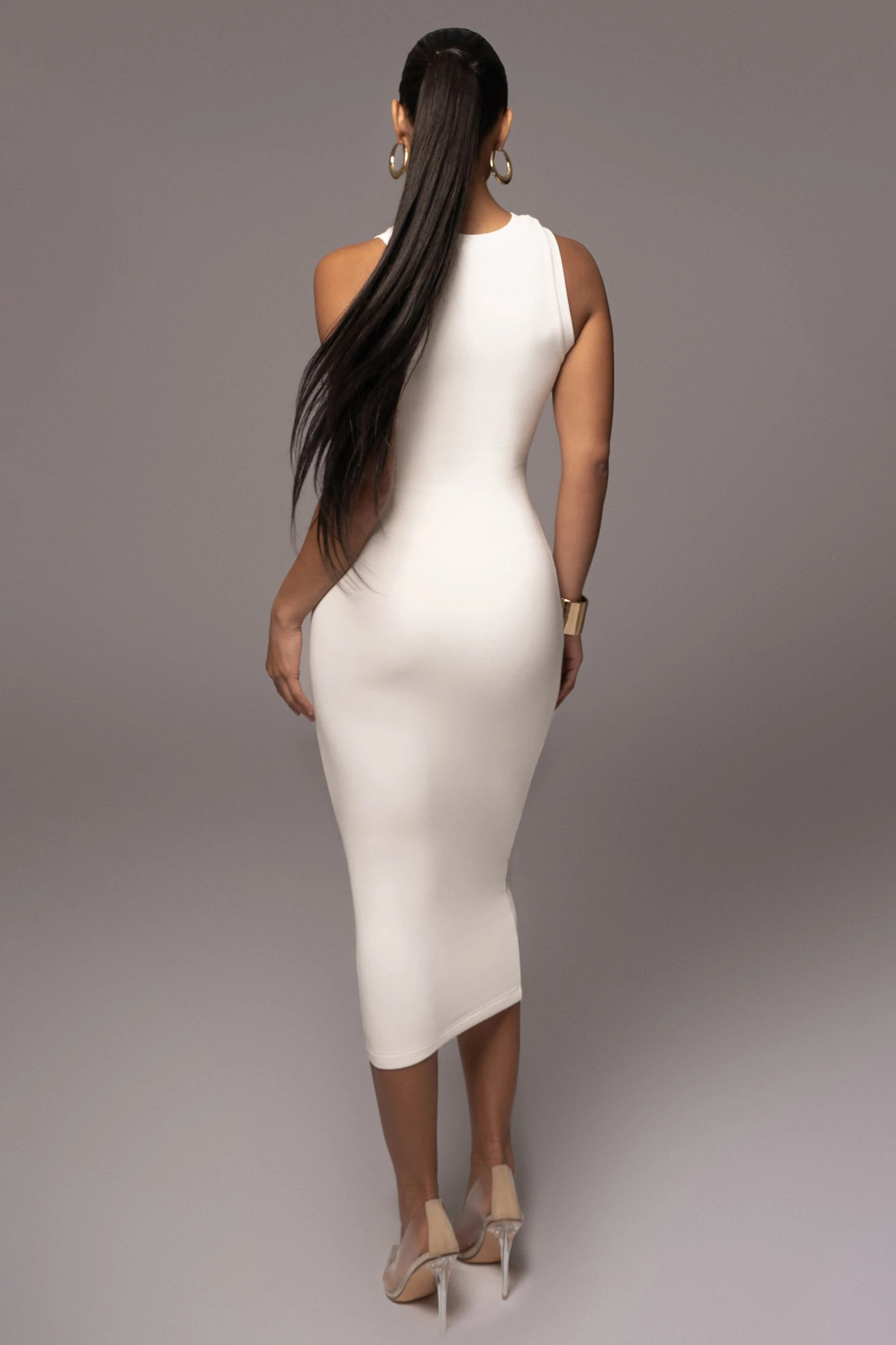 Ivory Jacqui Midi Dress 5 Ivory Jacqui Midi Dress - Image 5