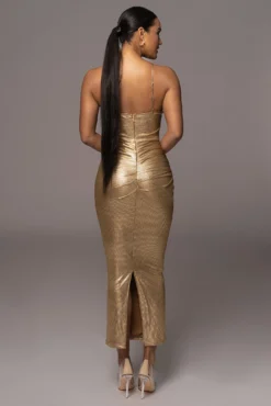 Gold Rubi Cowl Neck Cocktail Dress 38 Gold Rubi Cowl Neck Cocktail Dress -Trendify Store PRODUCT NOV32022 HOLIDAY 4