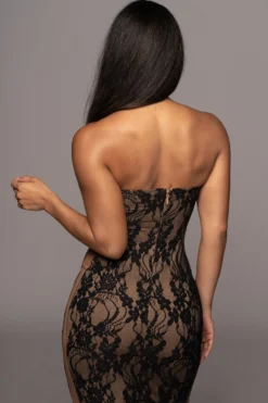 Noir/Tan Easy To Love Dress -Trendify Store PRODUCT OCT102022 HOLIDAY 30