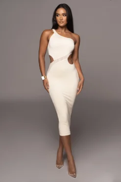 Buttercream Carina Cutout Slit Dress 10 Buttercream Carina Cutout Slit Dress -Trendify Store PRODUCT OCT102022 MISSING 11