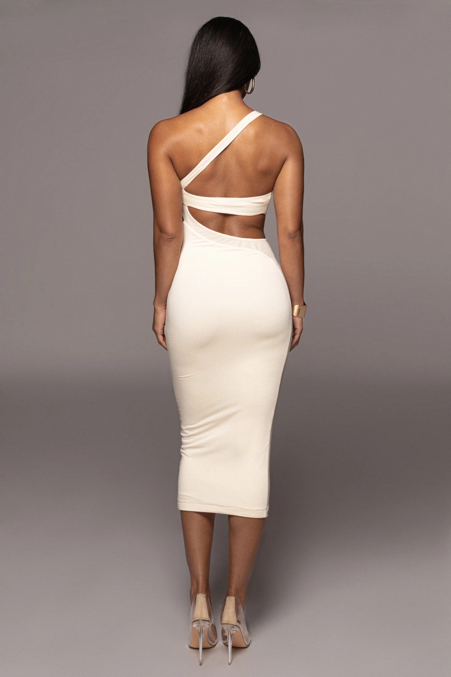 Buttercream Carina Cutout Slit Dress 6 Buttercream Carina Cutout Slit Dress - Image 6