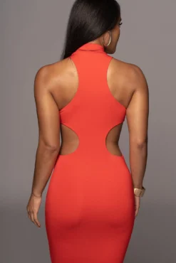 Red Arika High Neck Dress 11 Red Arika High Neck Dress -Trendify Store PRODUCT OCT102022 MISSING 22
