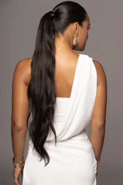 Ivory Kristiana Slit Dress -Trendify Store PRODUCT OCT132022 HOLIDAY 36