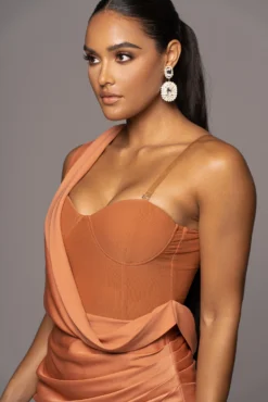 Caramel Kristiana Slit Dress 33 Caramel Kristiana Slit Dress -Trendify Store PRODUCT OCT132022 HOLIDAY 88