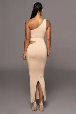 Tan Jluxbasix Azuree Cutout Dress -Trendify Store PRODUCT OCT32022 PART2 14