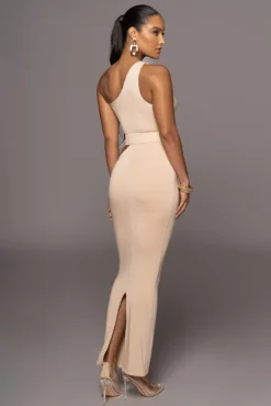 Tan Jluxbasix Azuree Cutout Dress -Trendify Store PRODUCT OCT32022 PART2 15