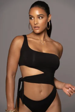 Black Pull Me Closer Bodysuit