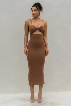 Chocolate Midnight Memories Midi Dress 19 Chocolate Midnight Memories Midi Dress -Trendify Store PRODUCT SEPT92022 KNITS 157