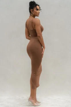 Chocolate Midnight Memories Midi Dress 28 Chocolate Midnight Memories Midi Dress -Trendify Store PRODUCT SEPT92022 KNITS 159