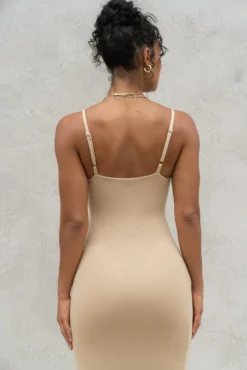 Beige Midnight Memories Midi Dress 28 Beige Midnight Memories Midi Dress -Trendify Store PRODUCT SEPT92022 KNITS 181