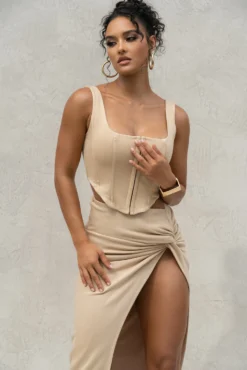 Beige More Than Friends Corset -Trendify Store PRODUCT SEPT92022 KNITS 57