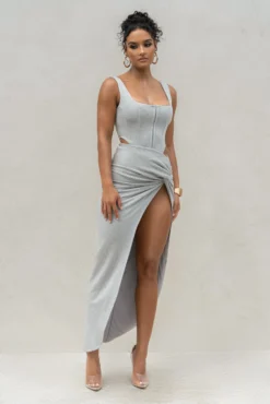 Grey More Than Friends Corset -Trendify Store PRODUCT SEPT92022 KNITS 84