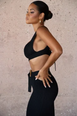 Black Nikole Ribbed Skirt Set 36 Black Nikole Ribbed Skirt Set -Trendify Store SUMMER4 PRODUCT 10