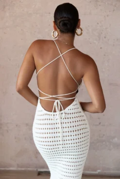 White Palmas Crochet Maxi Dress 38 White Palmas Crochet Maxi Dress -Trendify Store SUMMER4 PRODUCT 51