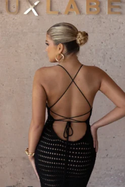 Black Palmas Crochet Maxi Dress 33 Black Palmas Crochet Maxi Dress -Trendify Store SUMMER4 PRODUCT 71