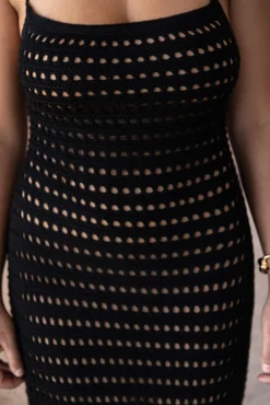 Black Palmas Crochet Maxi Dress 35 Black Palmas Crochet Maxi Dress -Trendify Store SUMMER4 PRODUCT 74