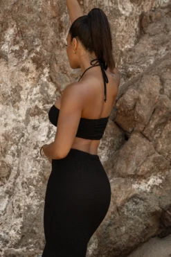 Noir Lana Smocked Skirt Set -Trendify Store SUMMER5 PART1 81