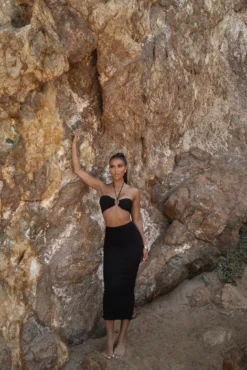 Noir Lana Smocked Skirt Set -Trendify Store SUMMER5 PART1 84