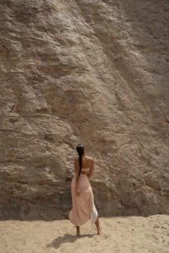 Tan Uncharted Waters Sarong -Trendify Store SUMMER5 PART2 130