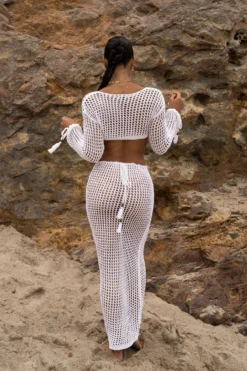 White Summer Daze Crochet Maxi Dress 35 White Summer Daze Crochet Maxi Dress -Trendify Store SUMMER5 PART2 21
