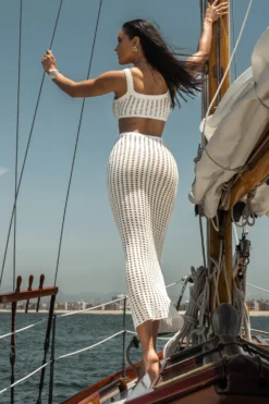 White Melrose Cutout Midi Dress 31 White Melrose Cutout Midi Dress -Trendify Store YACHTCLUB 38 scaled