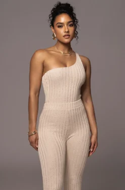 Natural Malibu Nights One Shoulder Bodysuit